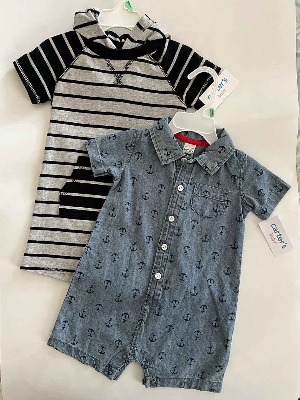 Carter’s Baby Lot of Two. Snap Bottom Outfit. Size 18 month. NWT